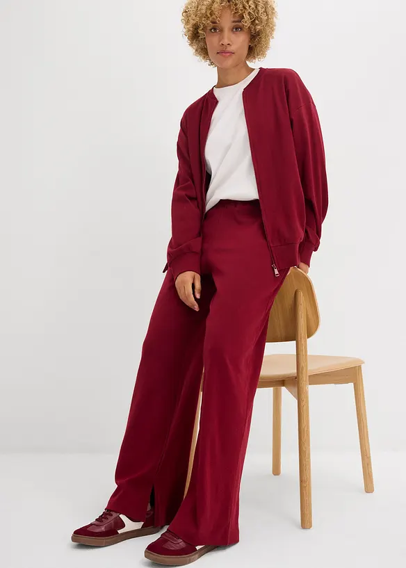 Pantaloni in jersey interlock, bonprix