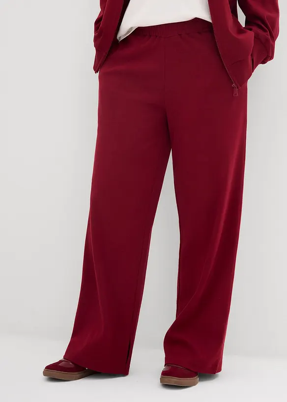 Pantaloni in jersey interlock, bonprix