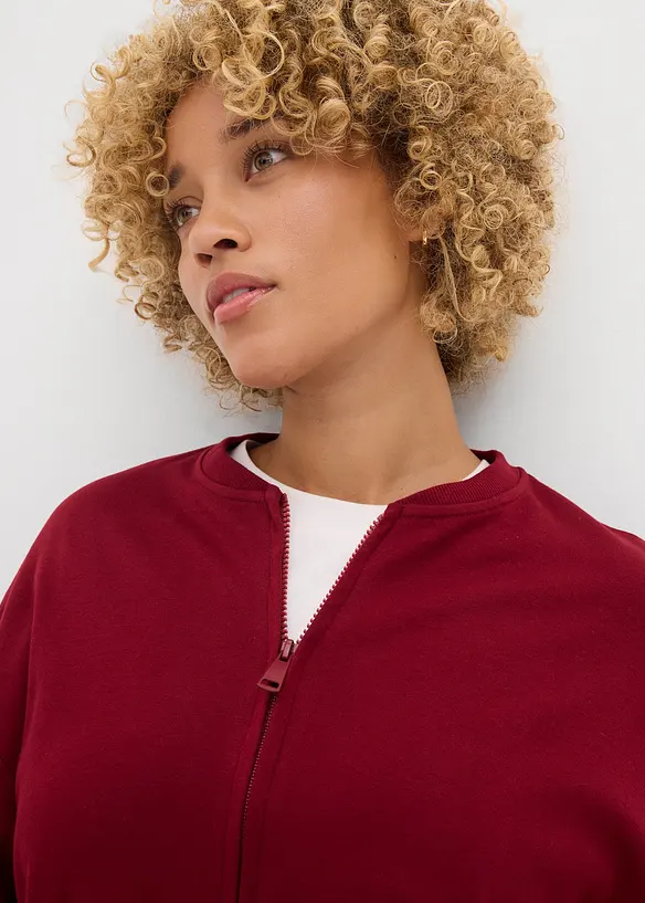 Felpa con zip, bonprix