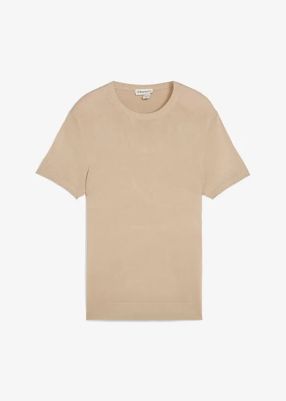 T-shirt lavorata a maglia, bonprix