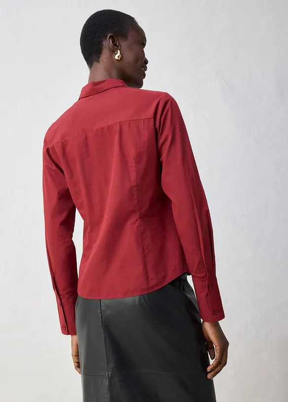 Camicia in cotone con seta, bonprix