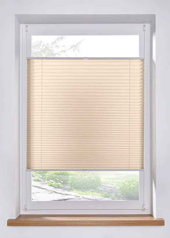 Tenda plissettata, montaggio senza fori, bonprix