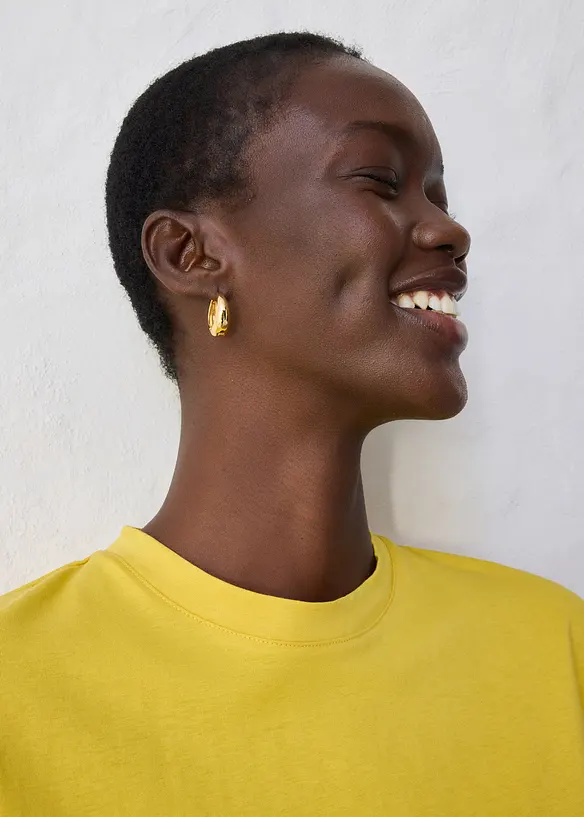 Maglia a trapezio con percentuale di seta, bonprix