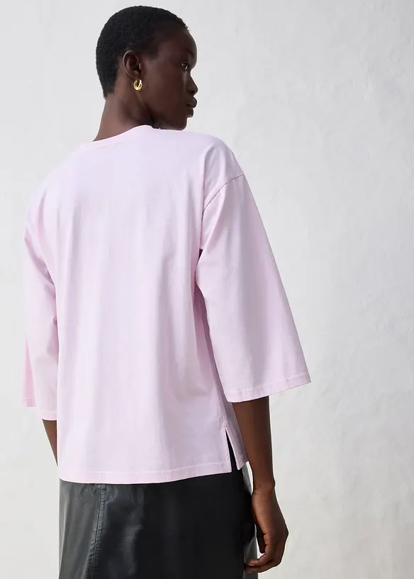 Maglia a trapezio con percentuale di seta, bonprix