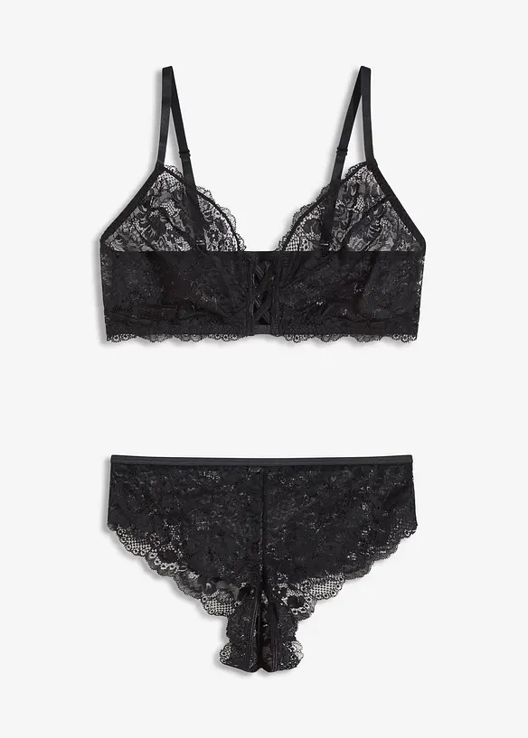 Reggiseno bustier e brasiliana ouvert (set 2 pezzi), bonprix