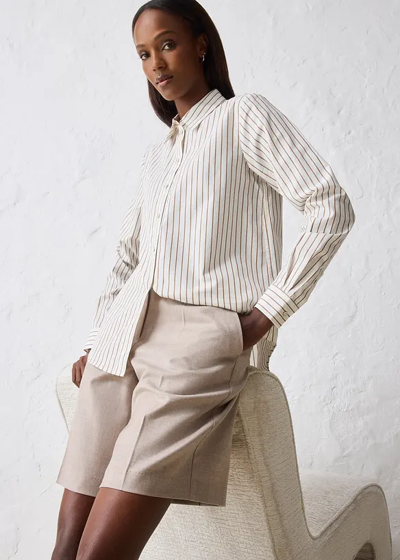 Gonna pantalone in misto lana, bonprix