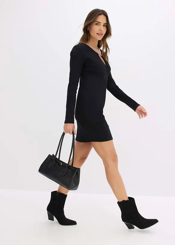 Miniabito con fascette di strass, bonprix