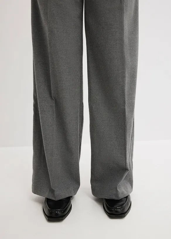 Pantaloni a palazzo con pinces, bonprix