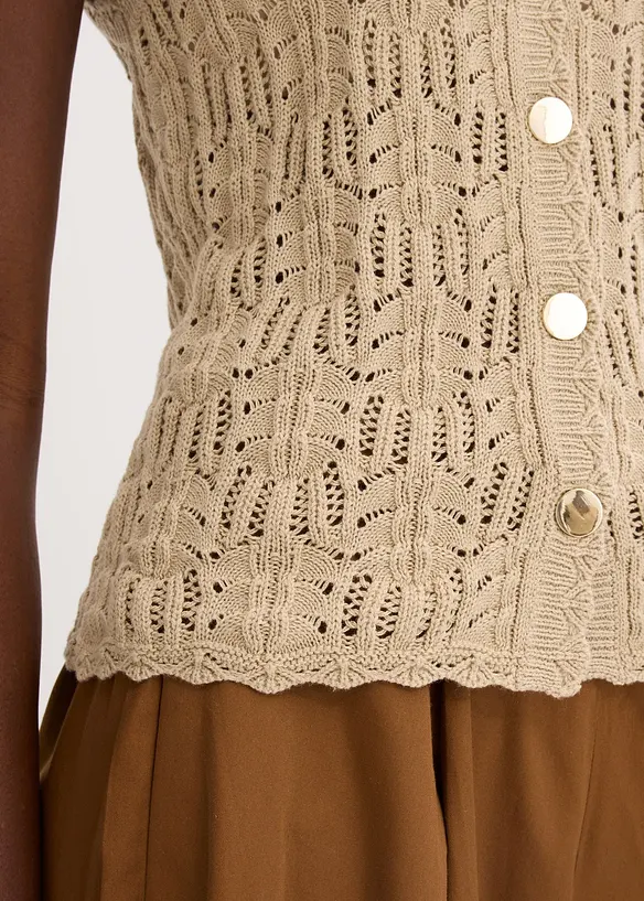 Gilet traforato, bonprix