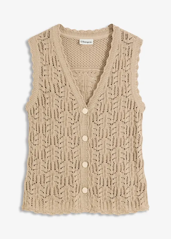 Gilet traforato, bonprix