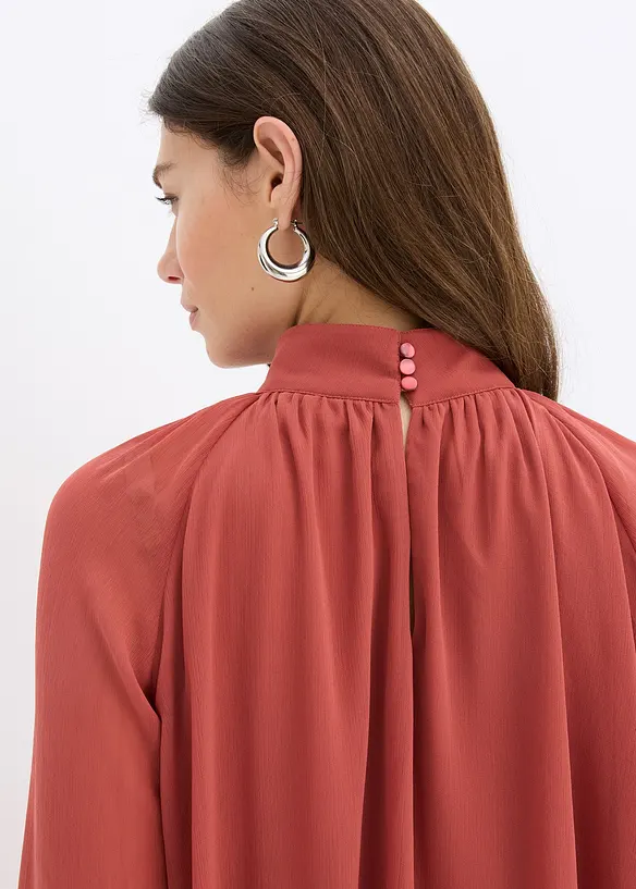Abito di chiffon con volant, bonprix