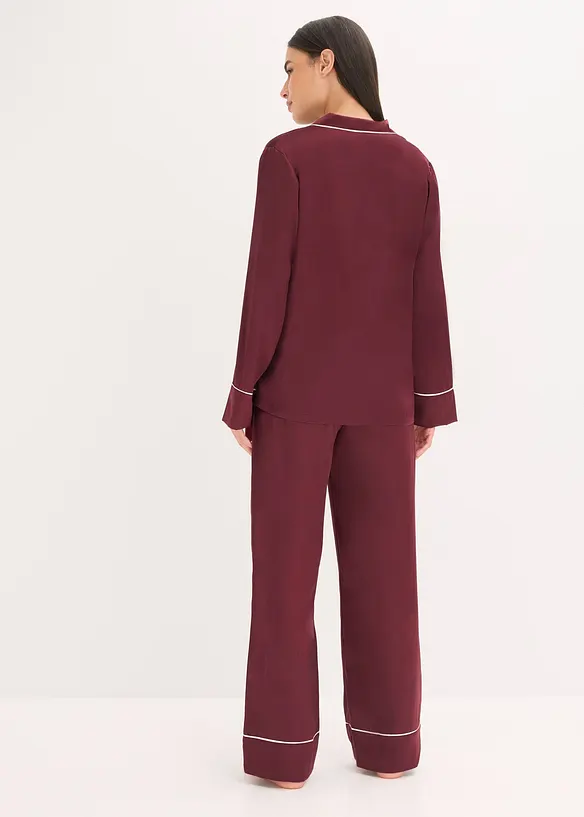 Pigiama in satin lucido, bonprix