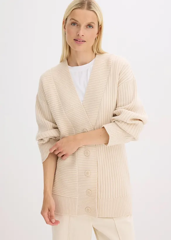 Cardigan a coste, bonprix