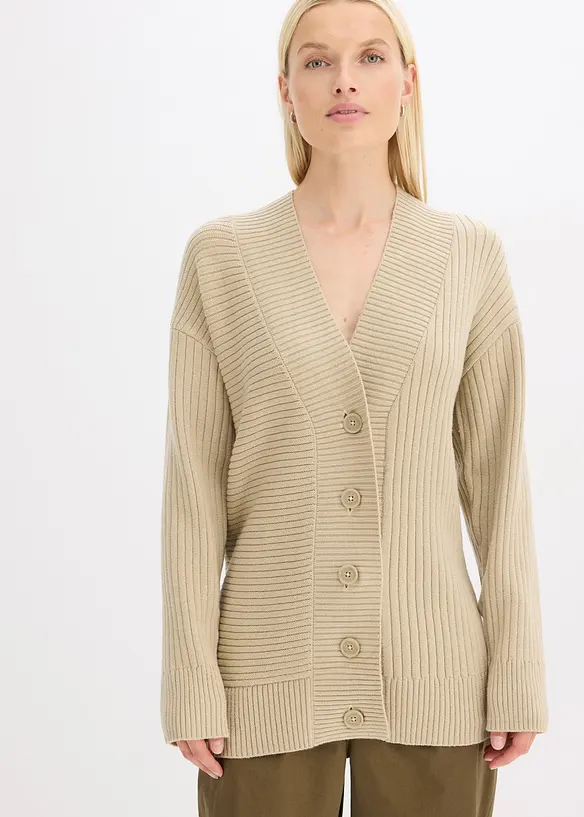 Cardigan a coste, bonprix