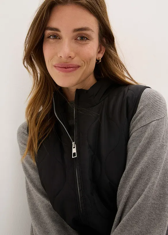 Gilet trapuntato leggerissimo, bonprix