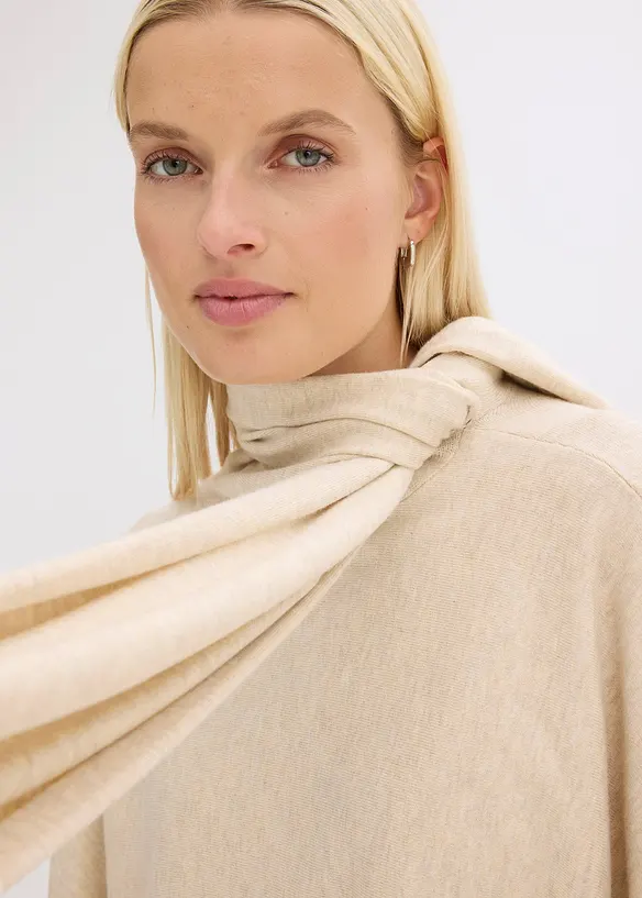 Maglione morbido in filato fine misto viscosa, bonprix