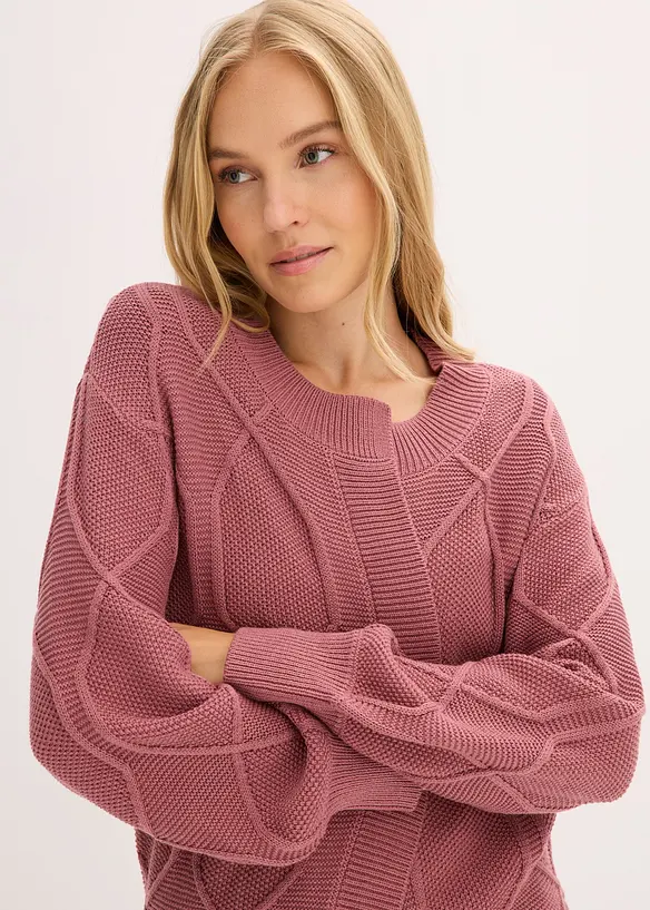 Cardigan a trecce, bonprix