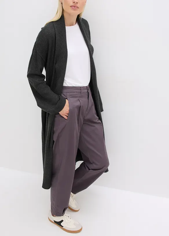 Maxi cardigan in misto viscosa morbido, bonprix
