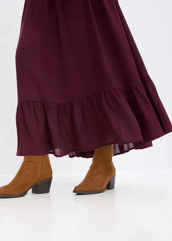 Abito lungo in chiffon, bonprix
