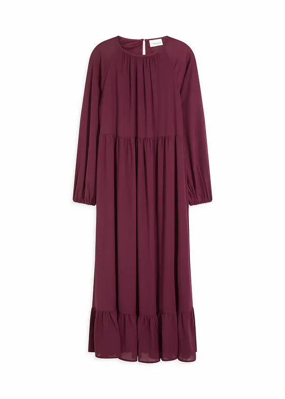 Abito lungo in chiffon, bonprix