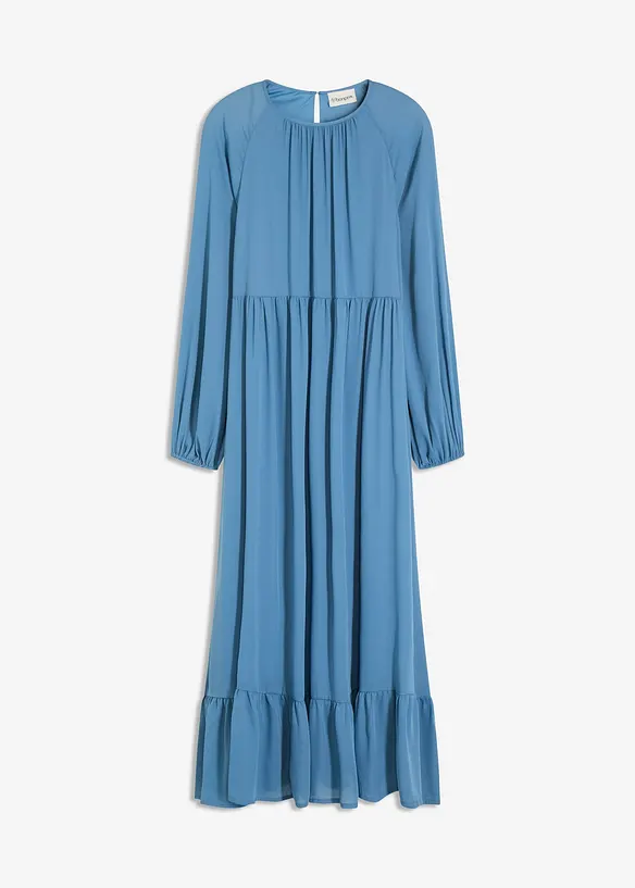 Abito lungo in chiffon, bonprix