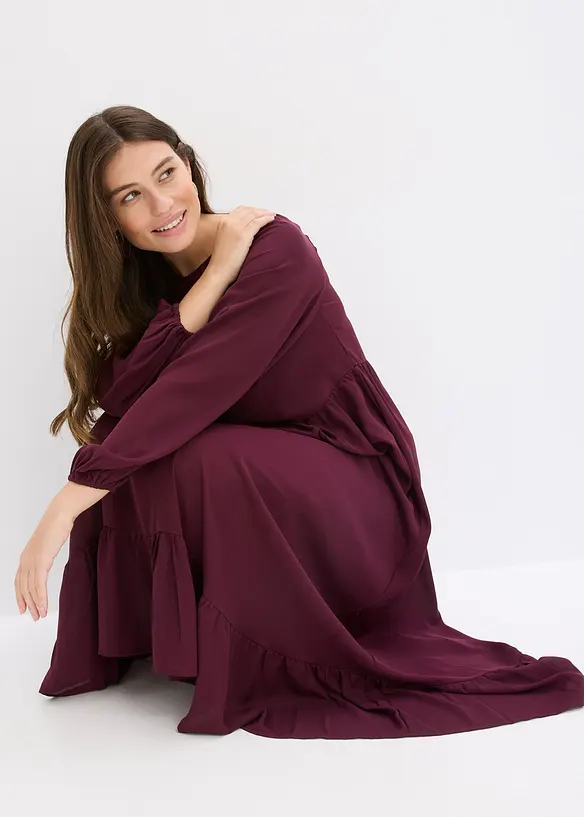 Abito lungo in chiffon, bonprix