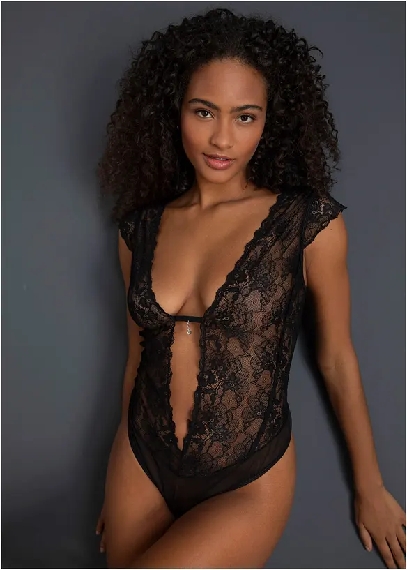 Body con perizoma ouvert, bonprix