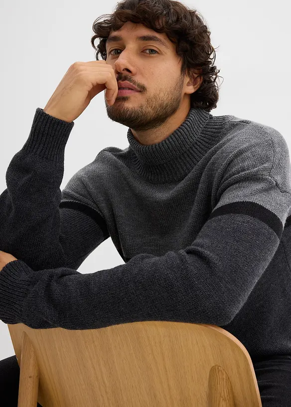 Maglione a collo alto, bonprix