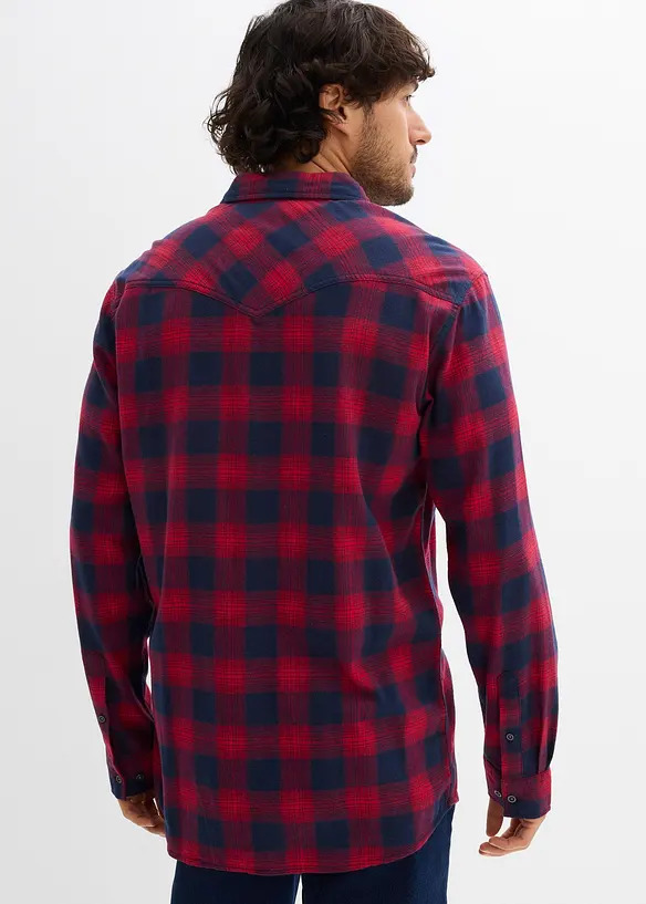 Camicia in flanella di puro cotone, bonprix