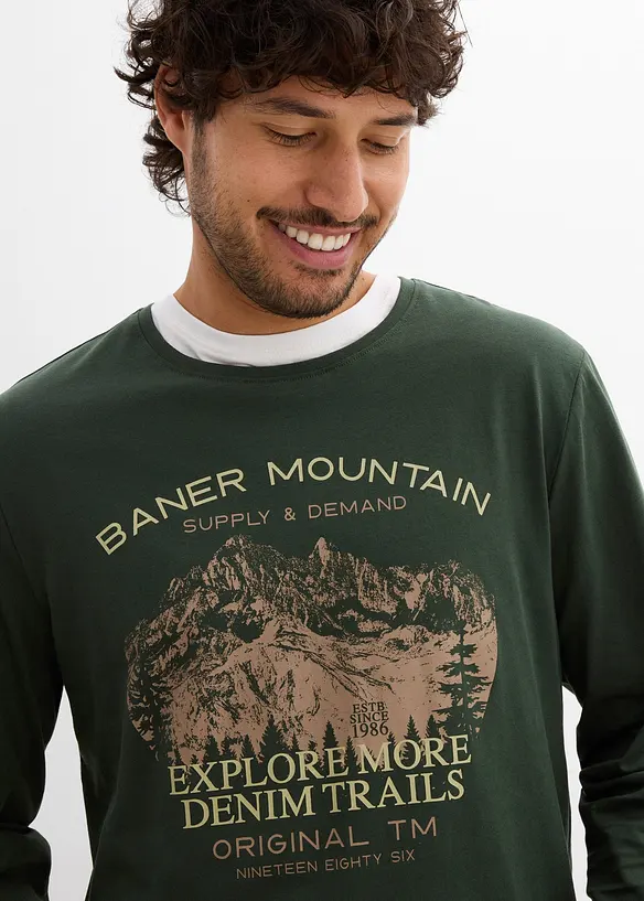 Maglia a maniche lunghe (pacco da 2), bonprix