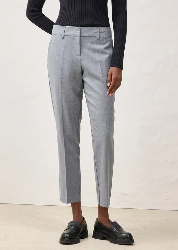 Pantaloni aderenti con lana, bonprix