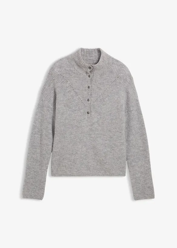 Maglione oversize con lana di alpaca, bonprix