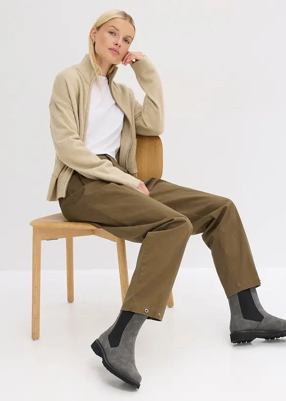 Pantaloni barrel, bonprix