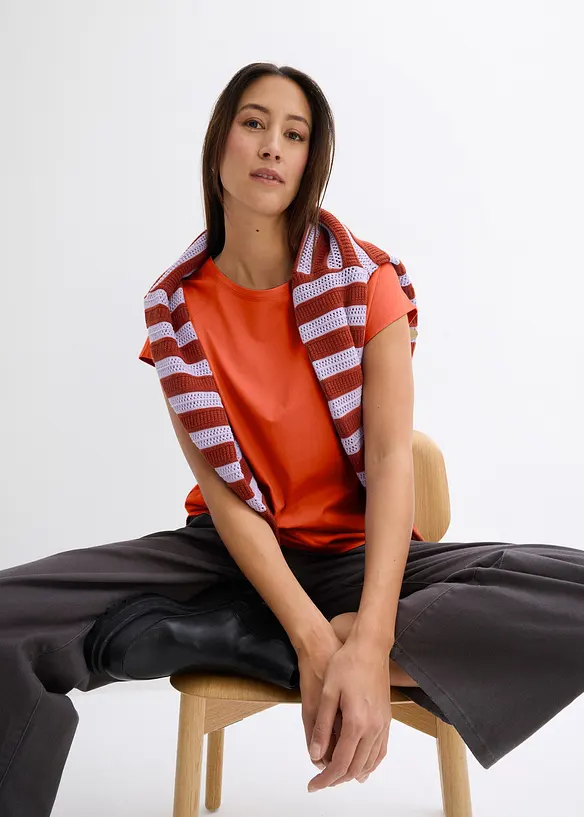 T-shirt in puro cotone biologico, bonprix