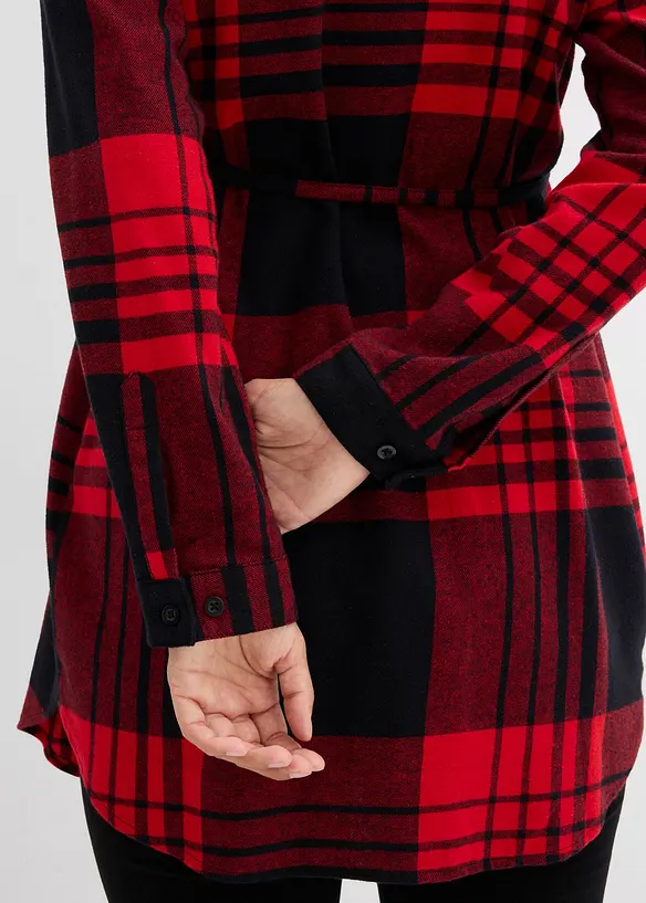 Camicia lunga prémaman / da allattamento in flanella, bonprix
