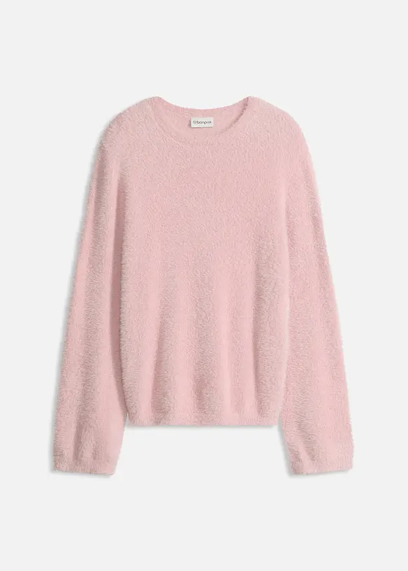 Maglione morbido con maniche ampie, bonprix