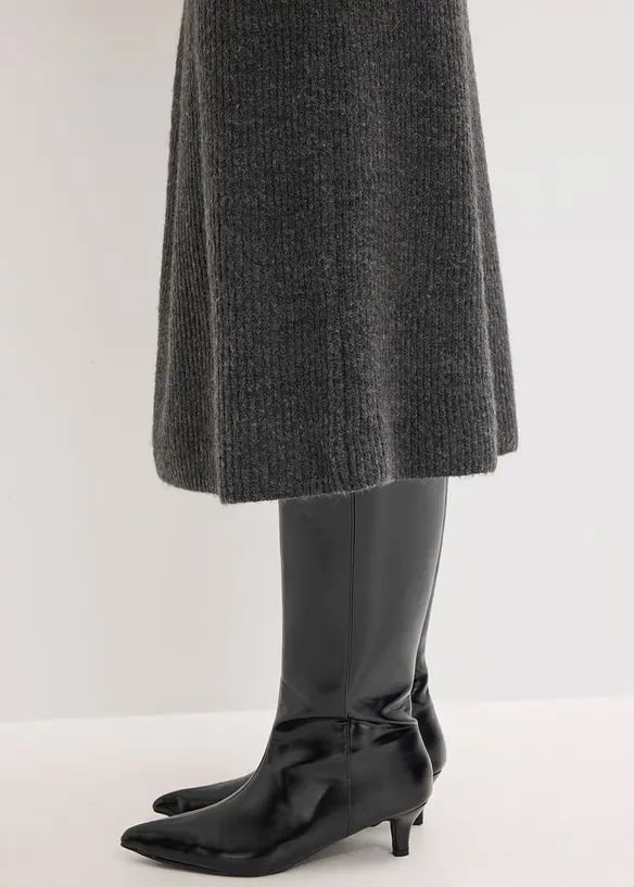 Gonna midi in maglia, bonprix