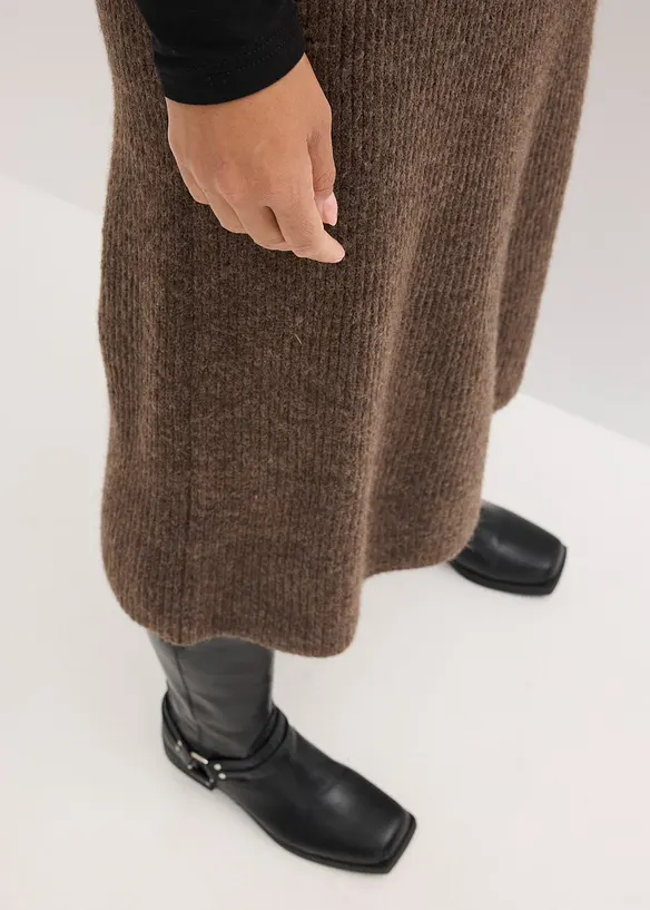Gonna midi in maglia, bonprix