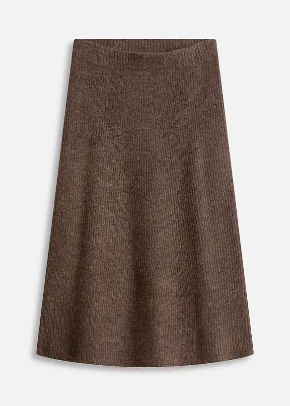 Gonna midi in maglia, bonprix