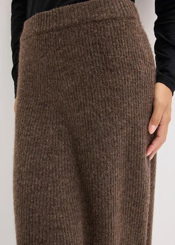 Gonna midi in maglia, bonprix