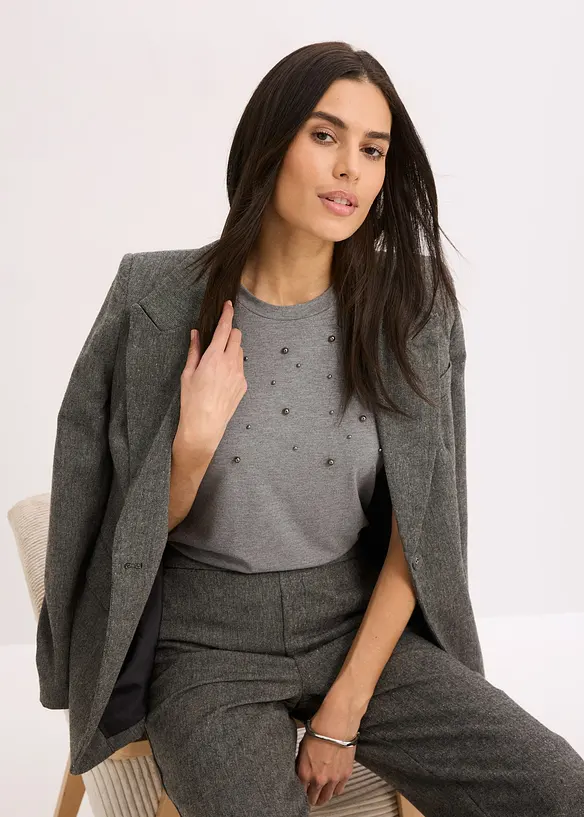 Maglia con perle, bonprix