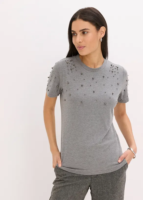 Maglia con perle, bonprix