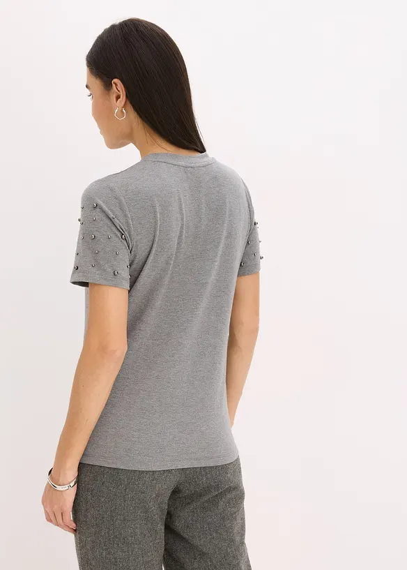 Maglia con perle, bonprix