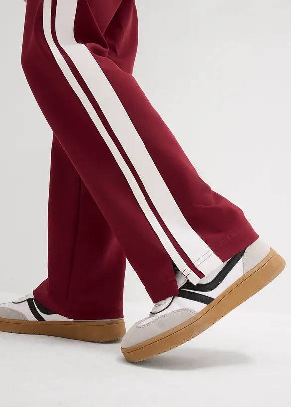 Pantaloni da jogging con strisce laterali, bonprix