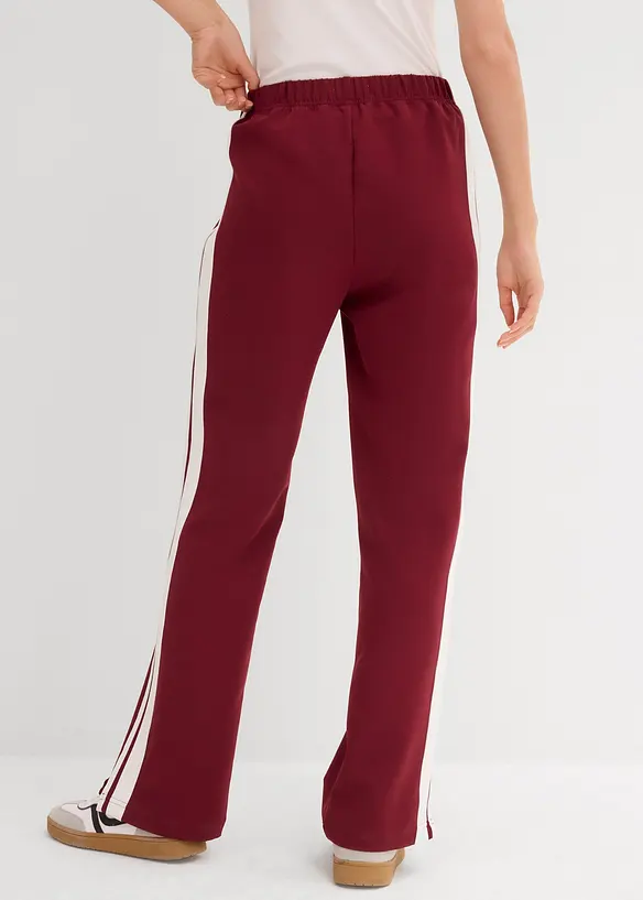 Pantaloni da jogging con strisce laterali, bonprix