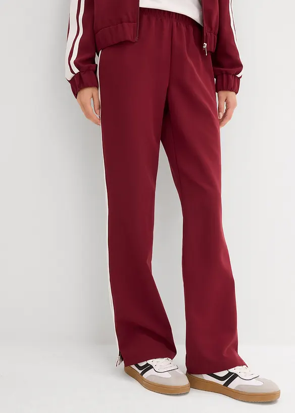 Pantaloni da jogging con strisce laterali, bonprix