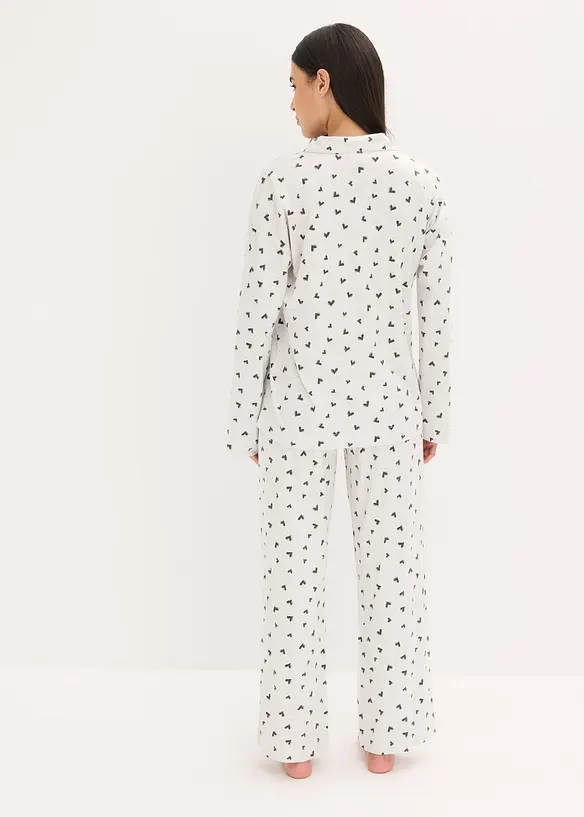 Pigiama oversize con abbottonatura, bonprix