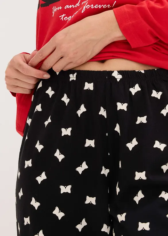 Pigiama con mascherina per dormire, bonprix