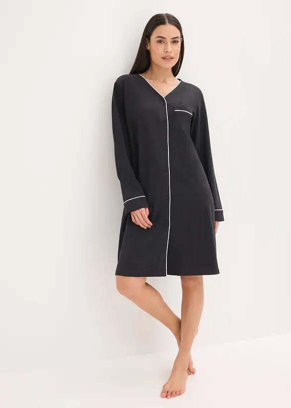 Camicia da notte in puro cotone, bonprix