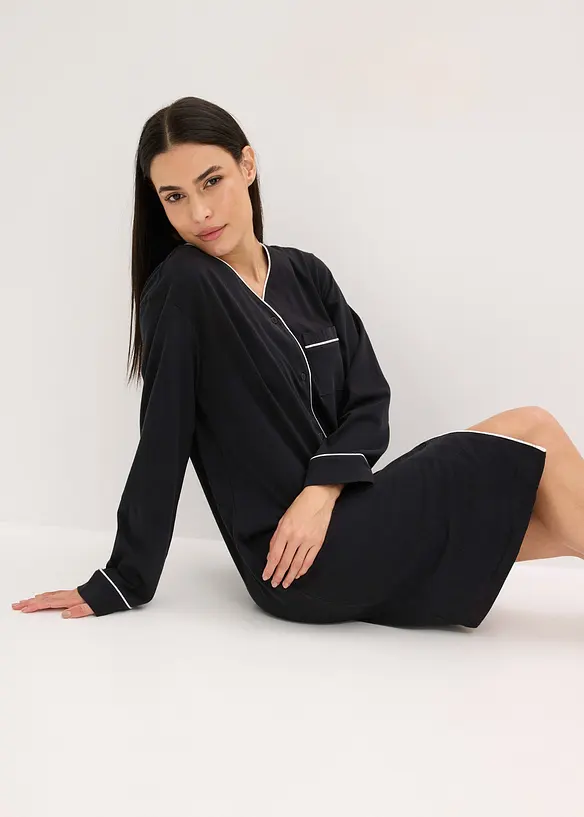 Camicia da notte in puro cotone, bonprix